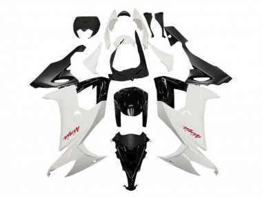 2008-2010 White Black Red Decal Kawasaki ZX10R Motorcycle Fairings