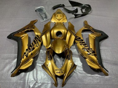 2016-2020 Gold Black Kawasaki ZX10R Motorcycle Fairings