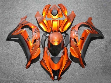 2016-2020 Orange Black Kawasaki ZX10R Motorcycle Fairings