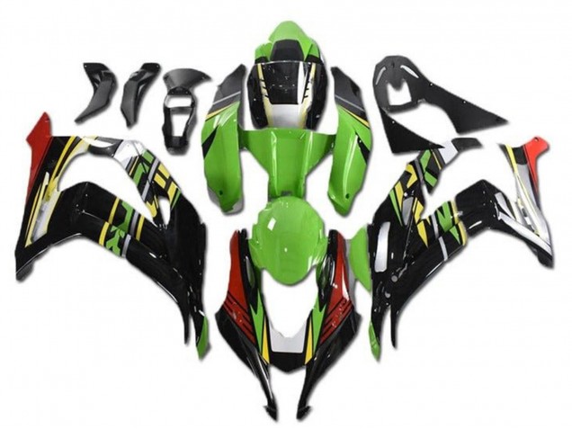 2016-2020 Green Red Yellow Black Kawasaki ZX10R Motorcycle Fairings