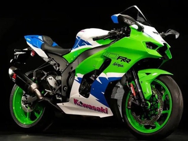 2021-2025 Green White Blue Red Kawasaki ZX10R Motorcycle Fairings