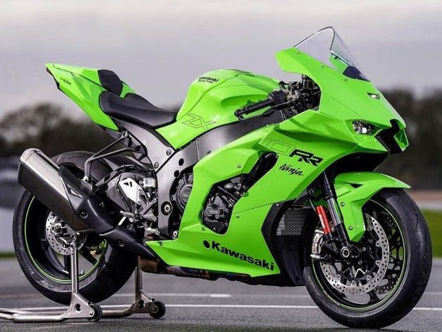 2021-2025 Green Black Kawasaki ZX10R Motorcycle Fairings