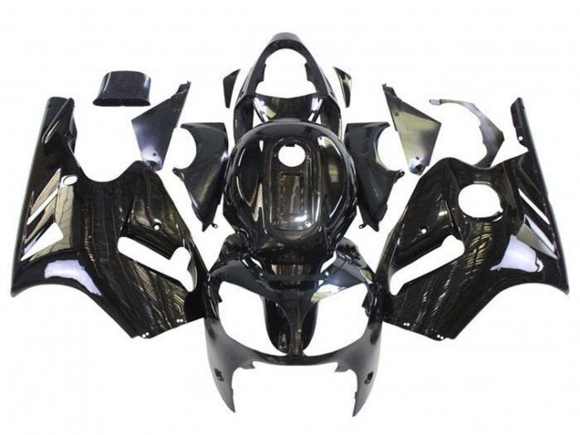 2000-2001 Glossy Black Kawasaki ZX12R Motorcycle Fairing