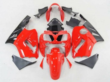 2002-2006 Red Black Kawasaki ZX12R Motorcycle Fairings