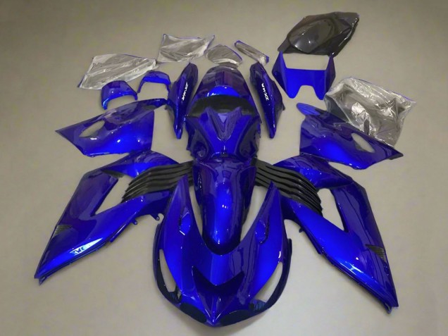 2006-2011 Blue Kawasaki ZX14R ZZR1400 Motorcycle Fairing Kits