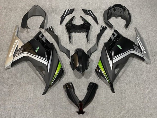 2013-2024 Glossy Black Matte Black Silver Green Kawasaki EX300 Motorcycle Fairings
