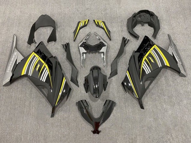 2013-2024 Yellow Silver Glossy Black Matte Black Kawasaki EX300 Motorcycle Fairings