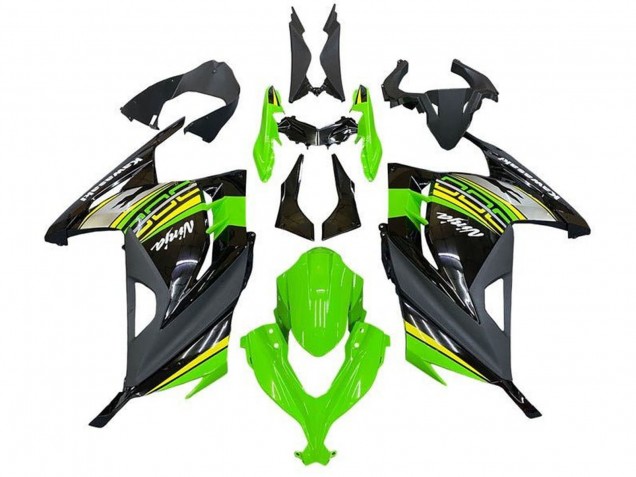 2013-2024 Green Black Silver Yellow Kawasaki EX300 Motorcycle Fairings
