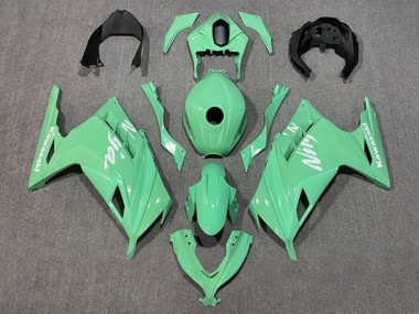 2013-2024 Light Green White Kawasaki EX300 Motorcycle Fairings