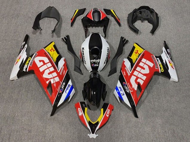2013-2024 White Red Yellow Blue Black Givi Kawasaki EX300 Motorcycle Fairings
