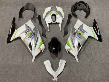 2013-2024 White Silver Green Black Kawasaki EX300 Motorcycle Fairings