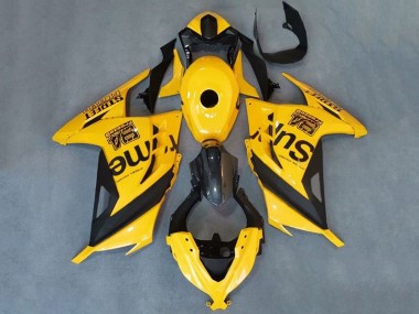 2013-2024 Yellow Black Supreme Kawasaki EX300 Motorcycle Fairings