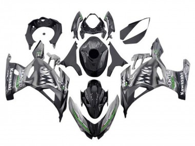 2018-2024 Nardo Grey Black Shark Kawasaki Ninja 400 Motorcycle Fairings