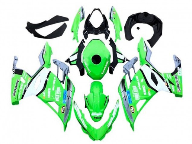 2018-2024 Green Grey Black Blue Trick Star Bridgestone Kawasaki Ninja 400 Motorcycle Fairings