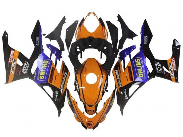 2018-2024 Orange Black Blue Yellow OHLINS Kawasaki Ninja 400 Motorcycle Fairings