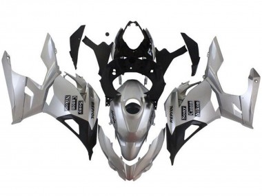 2018-2024 Silver Black Repsol Kawasaki Ninja 400 Motorcycle Fairings