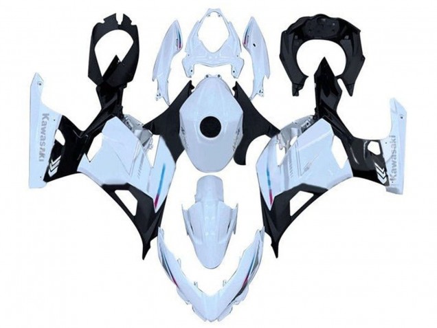 2018-2024 White Black Kawasaki Ninja 400 Motorcycle Fairing