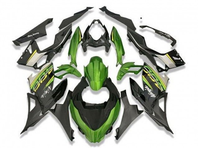 2018-2024 Green Black Grey Kawasaki Ninja 400 Motorcycle Fairings