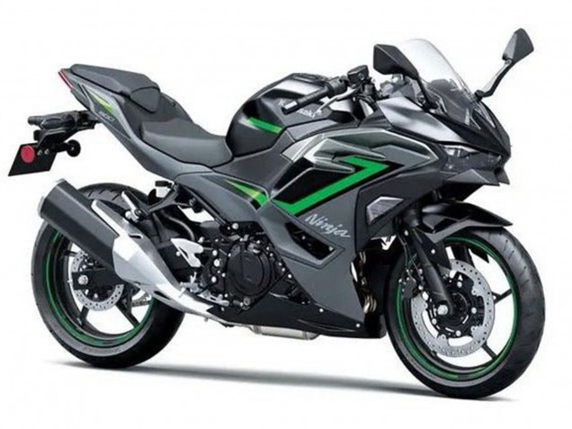2024-2025 Black Grey Green Kawasaki Ninja 500 EX500R Motorcycle Fairings