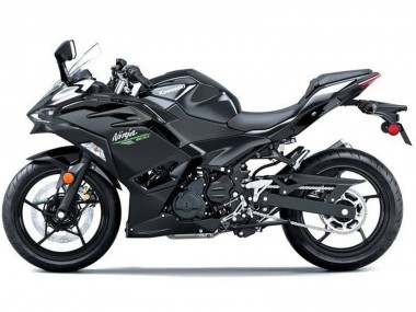 2024-2025 Glossy Black Kawasaki Ninja 500 EX500R Motorcycle Fairings