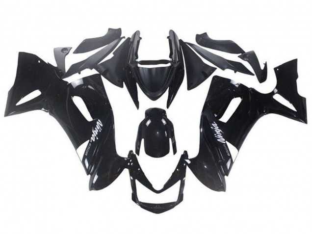 2006-2008 Glossy Black White Ninja 650R Kawasaki Ninja 650 EX650 Motorcycle Fairings