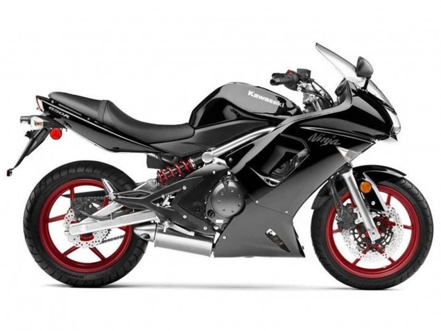 2006-2008 Glossy Black Matte Black Kawasaki Ninja 650 EX650 Motorcycle Fairings