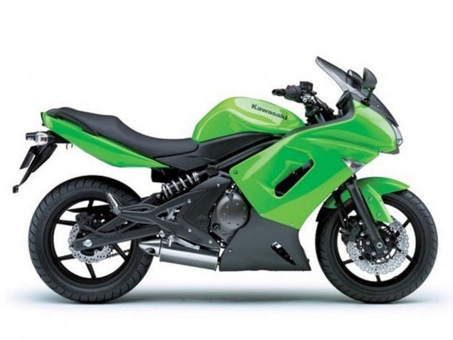 2006-2008 Green Matte Black Kawasaki Ninja 650 EX650 Motorcycle Fairings