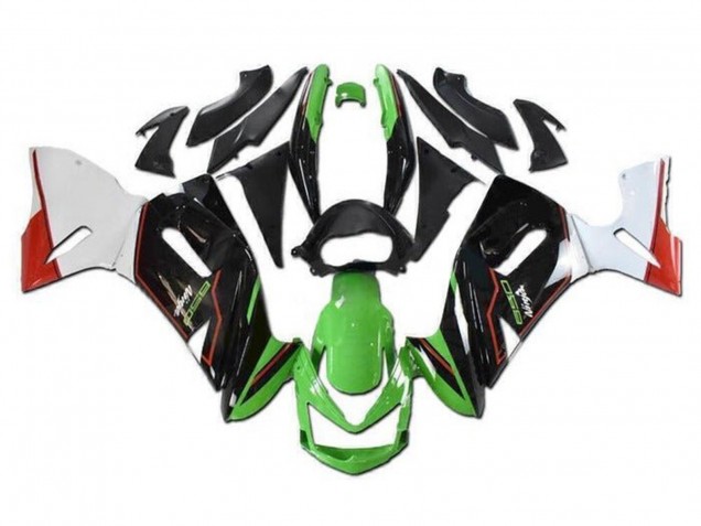 2006-2008 Green Black White Red Kawasaki Ninja 650 EX650 Motorcycle Fairings