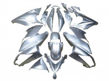 2009-2011 Silver Kawasaki Ninja 650 EX650 Motorcycle Fairings