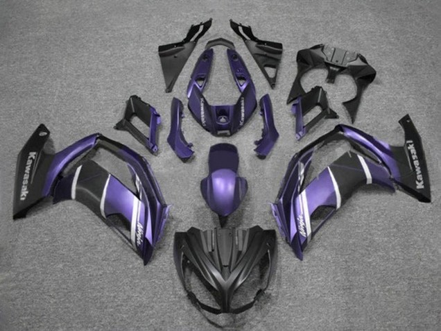 2012-2016 Purple Silver Matte Black Kawasaki Ninja 650 EX650 Motorcycle Fairings