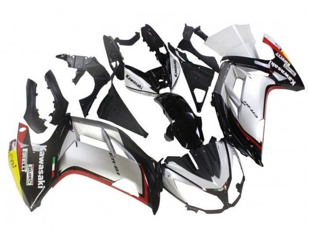 2012-2014 Silver Black Red Yellow Kawasaki Ninja ER6F Motorcycle Fairings