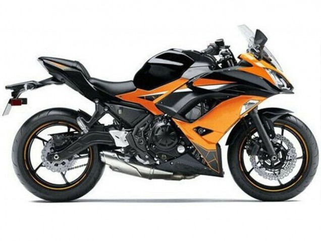 2017-2019 Orange Black Kawasaki Ninja 650 EX650 Motorcycle Fairings