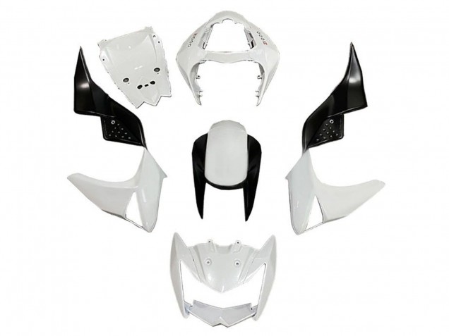 2007-2009 White Black Kawasaki Z1000 Motorcycle Fairings