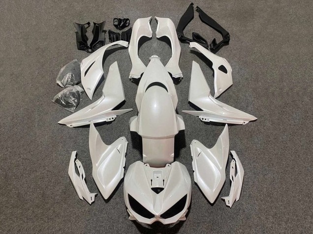 2014-2019 Pearl White Kawasaki Z1000 Motorcycle Fairings