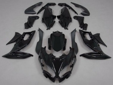 2015-2021 Glossy Black Kawasaki Versys 650 Motorcycle Fairings