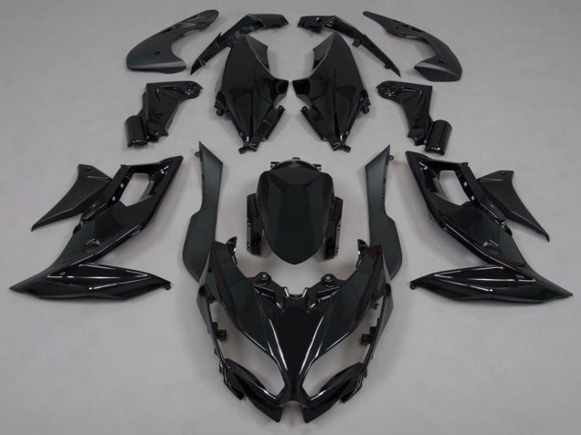 2015-2021 Glossy Black Kawasaki Versys 650 Motorcycle Fairings