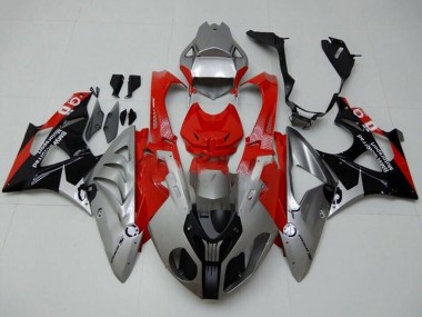 2009-2014 Silver Red Black BMW S1000RR Motorcycle Fairings