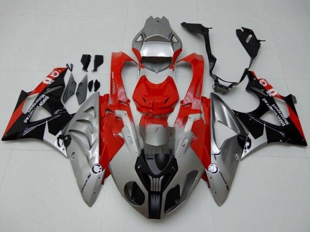 2009-2014 Silver Red Black BMW S1000RR Motorcycle Fairings