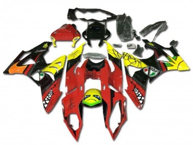 2009-2014 Yellow Red Black Shark BMW S1000RR Motorcycle Fairings