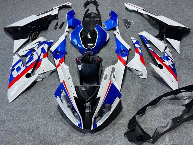 2009-2014 White Red Blue Glossy Black Tyco BMW S1000RR Motorcycle Fairings
