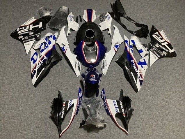 2017-2018 White Blue Black Tyco BMW S1000RR Motorcycle Fairings