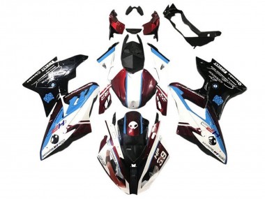 2017-2018 White Blue Red Glossy Black BMW S1000RR Motorcycle Fairing
