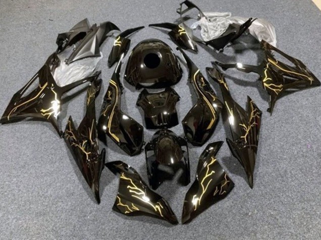 2019-2022 Black Gold BMW S1000RR Motorcycle Fairings