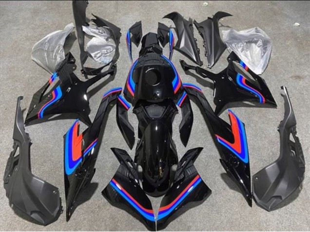 2019-2022 Black Double Blue Red BMW S1000RR Motorcycle Fairings