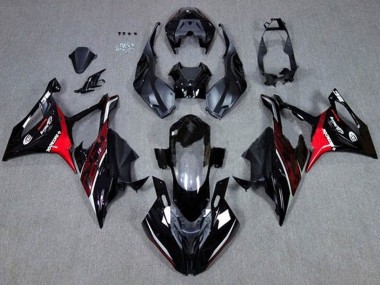 2019-2022 Black Dark Red Red BMW S1000RR Motorcycle Fairings