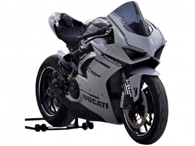 2018-2019 Grey Black Ducati Panigale V4 V4S Motorcycle Fairings