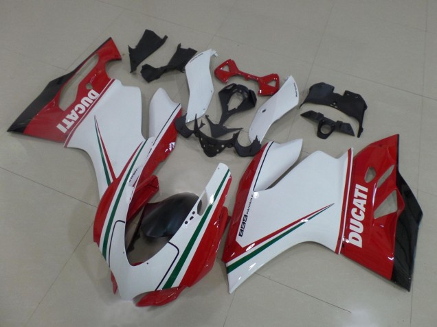 2011-2014 White Red Green Glossy Black Ducati Panigale 899 Motorcycle Fairings