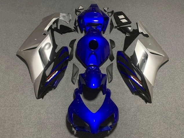 2004-2005 Silver Dark Blue Honda CBR1000RR Motorcycle Fairings