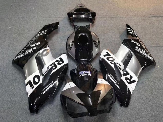2004-2005 Silver White Glossy Black Repsol Honda CBR1000RR Motorcycle Fairing