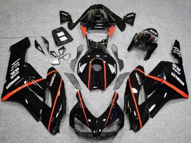 2004-2005 Glossy Black Red Stripe Honda CBR1000RR Motorcycle Fairings
